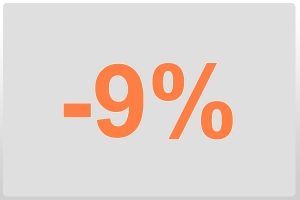 9% reducere pentru rezervari online facute din timp